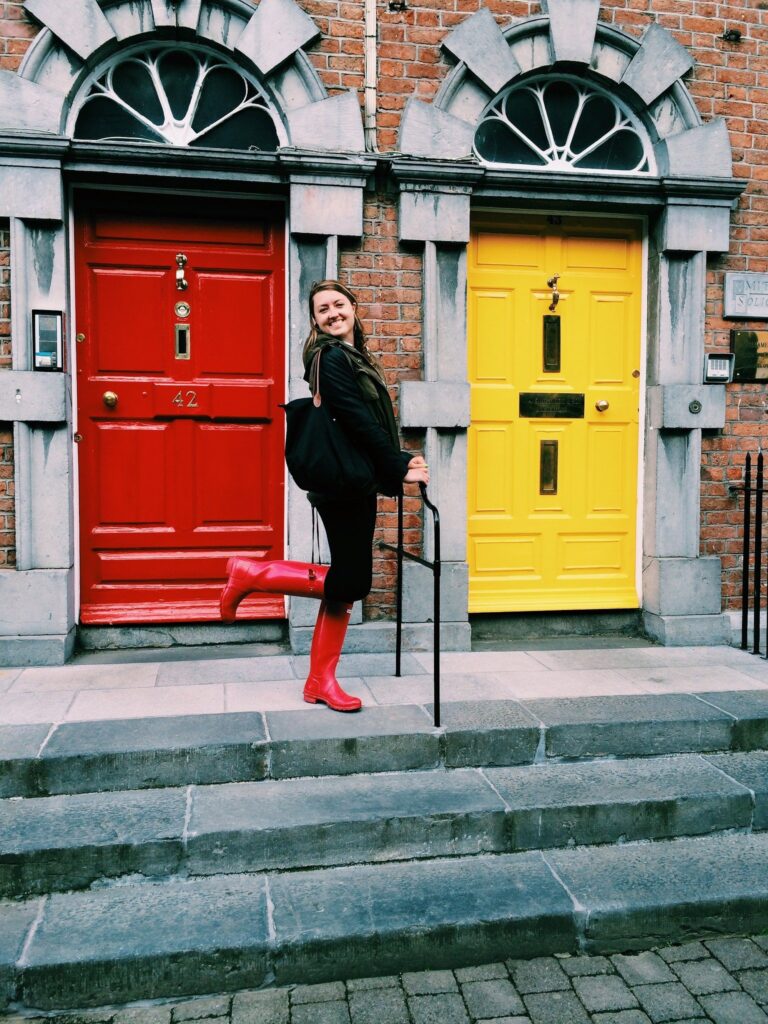 Colored doors in Dublin