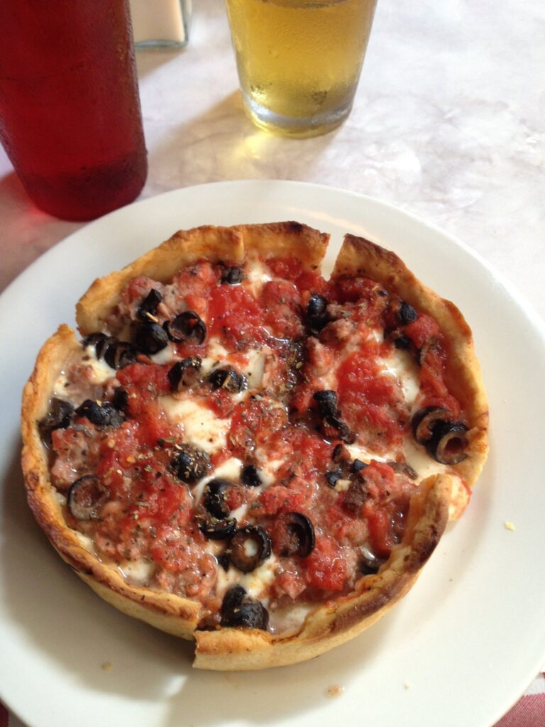 deep dish pizza Reasons To Visit Chicago