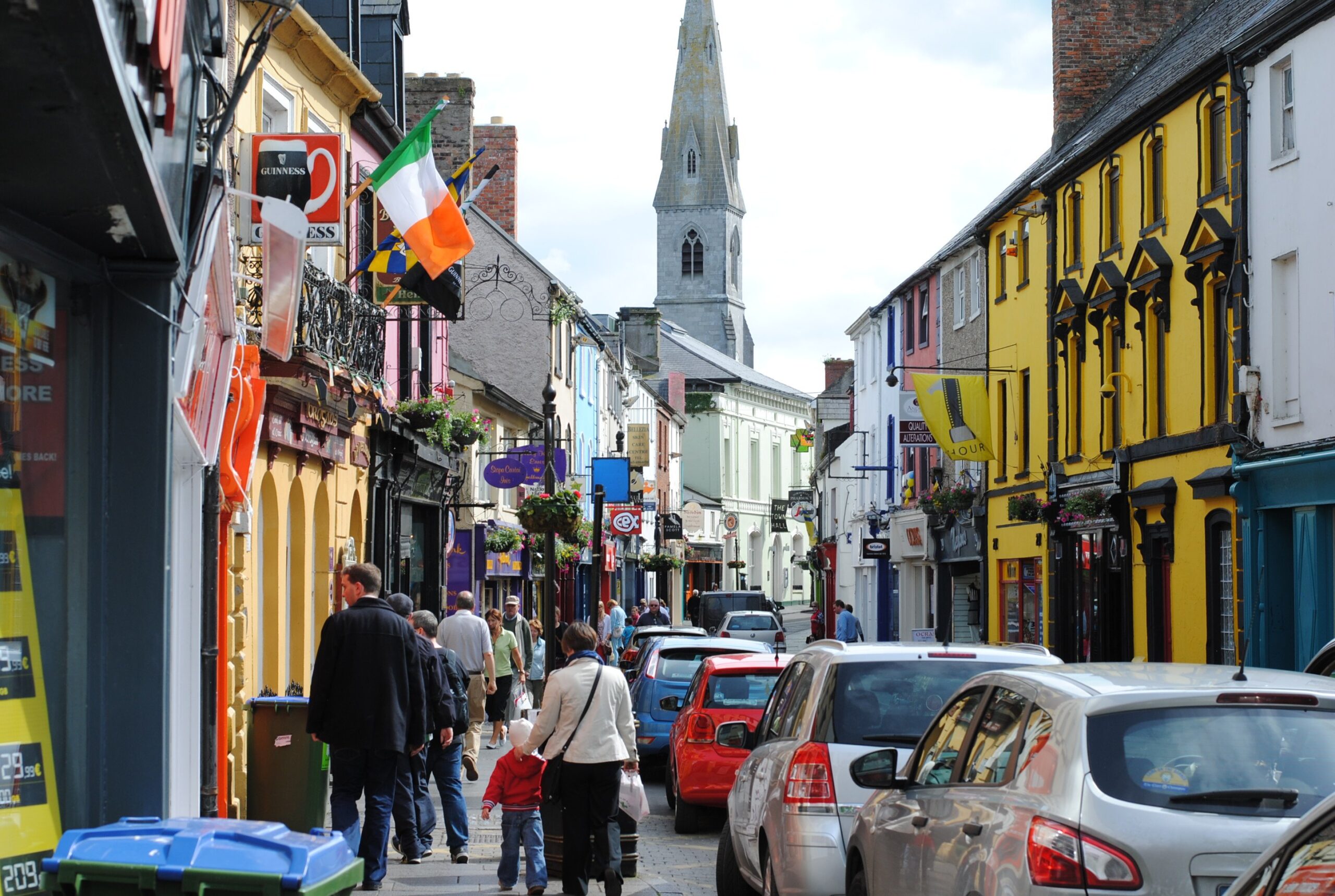 cobblestone streets in Ireland