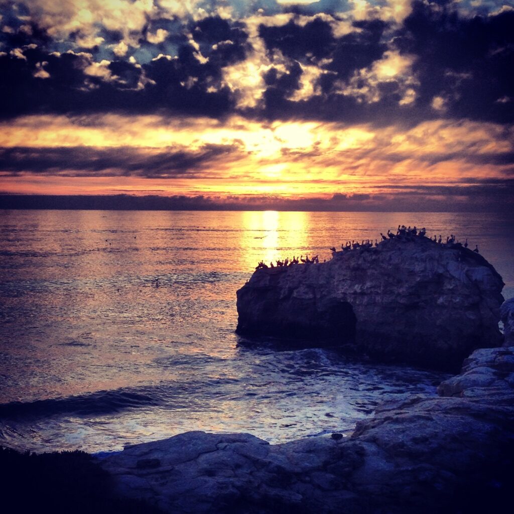 Santa Cruz sunset Santa Cruz | Stops I Made While Driving the California Coast