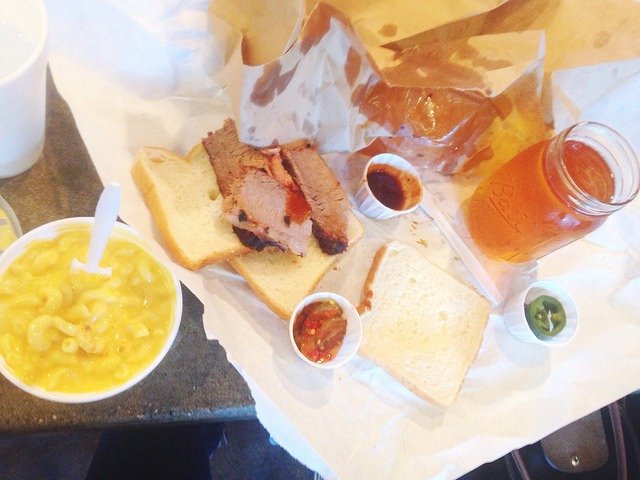 Lockhart Smokehouse food