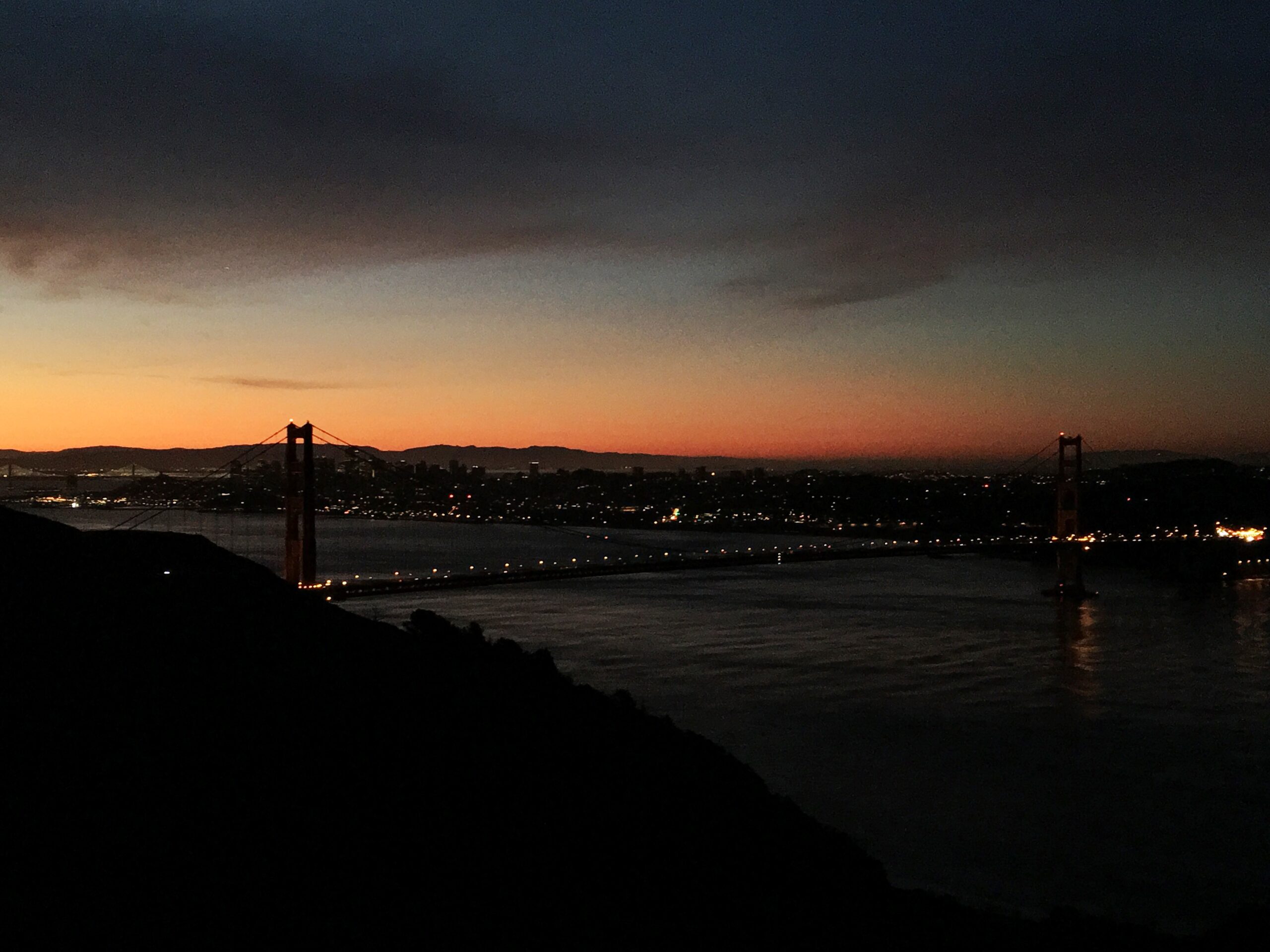 golden gate bridge sunrise