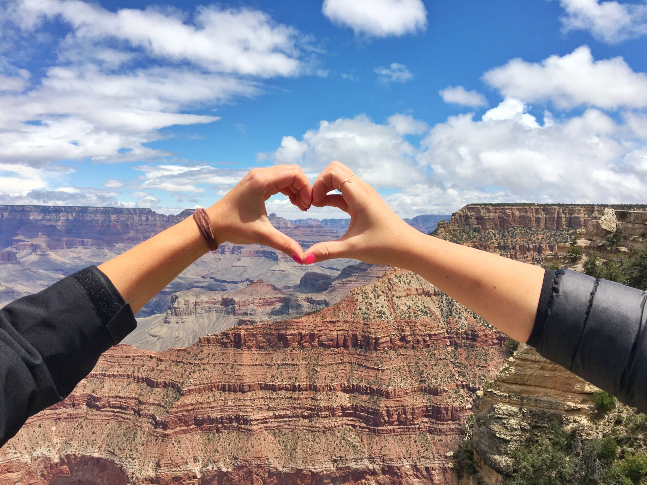 Grand Canyon heart A Day at the Grand Canyon South Rim