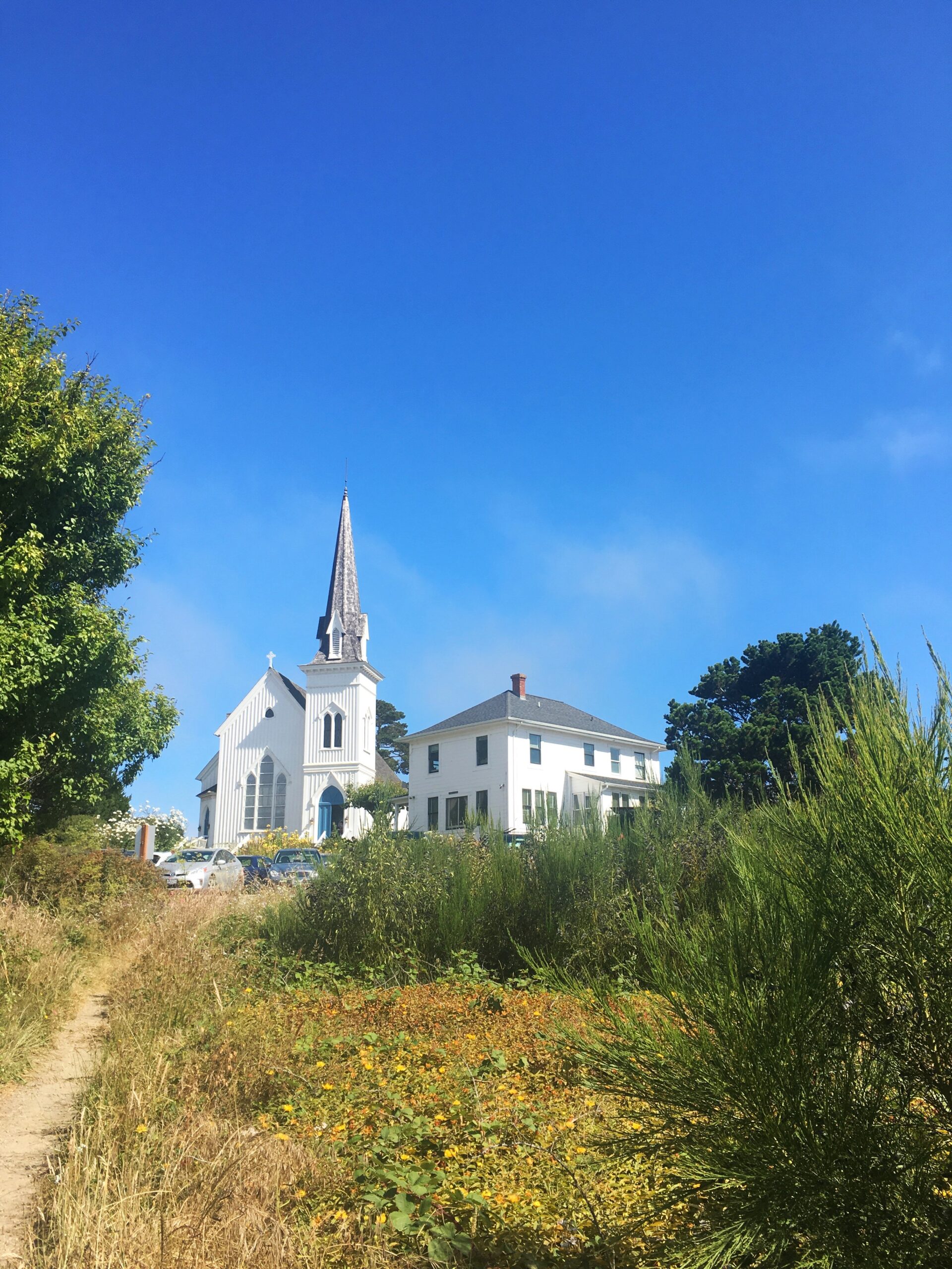 Mendocino church 2 Nights in Mendocino California | Traveling Spud