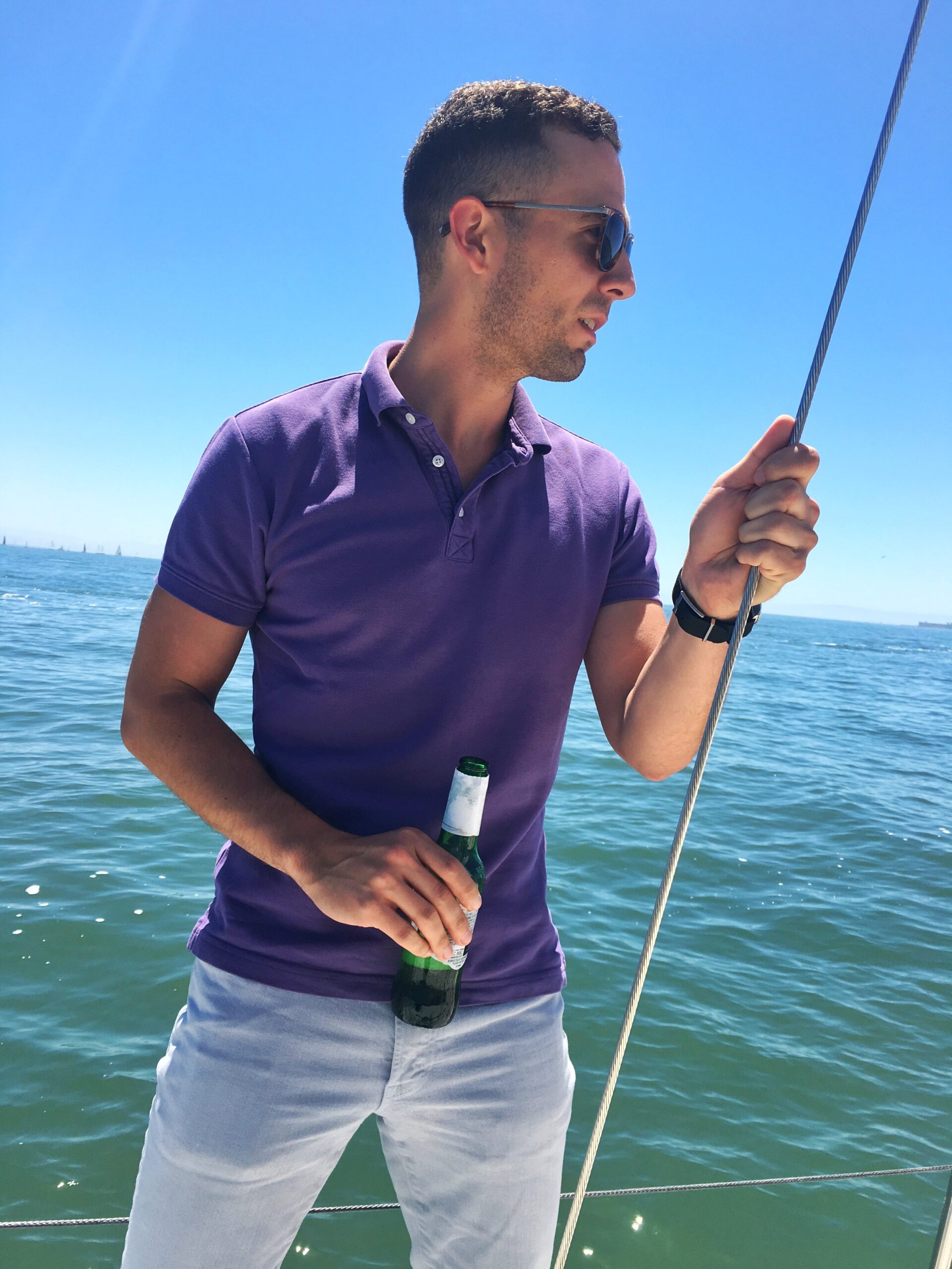Bryan Sailing the San Francisco Bay