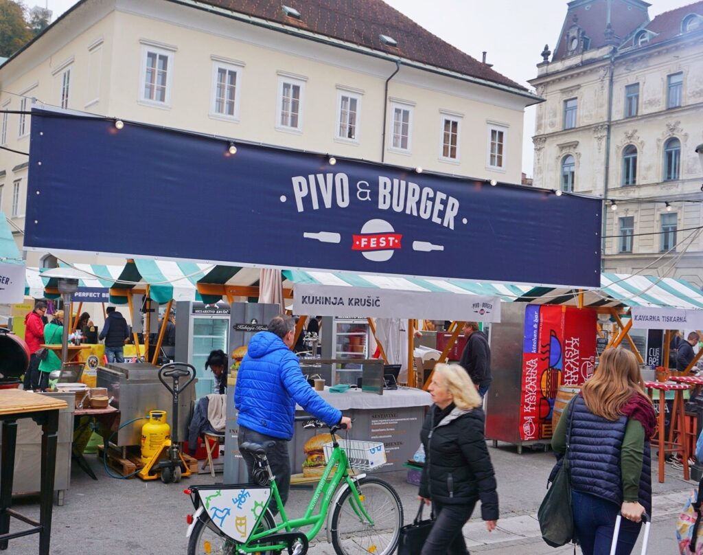 pivo and burger Exploring the Charming City of Ljubljana Slovenia
