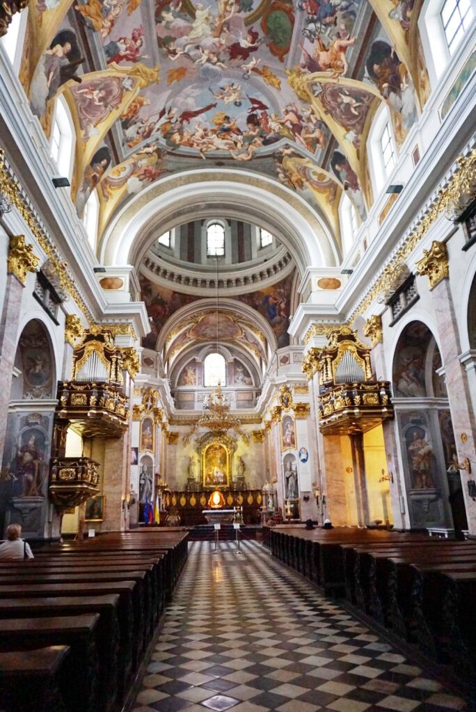 inside St. Nicholas Cathedral Exploring the Charming City of Ljubljana Slovenia
