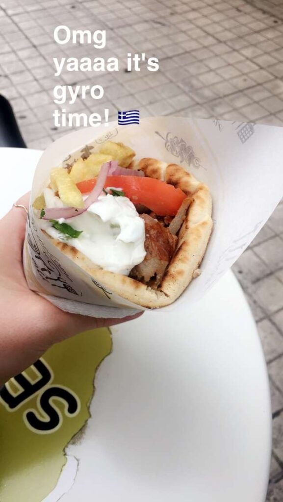 Gyro in Athens Gyro in Athens