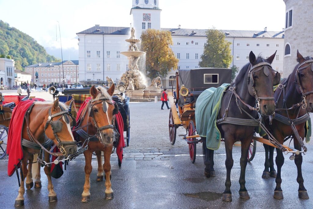 Carriage in Salzburg Austria Carriage in Salzburg Austria