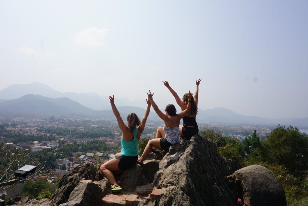treking in Laos