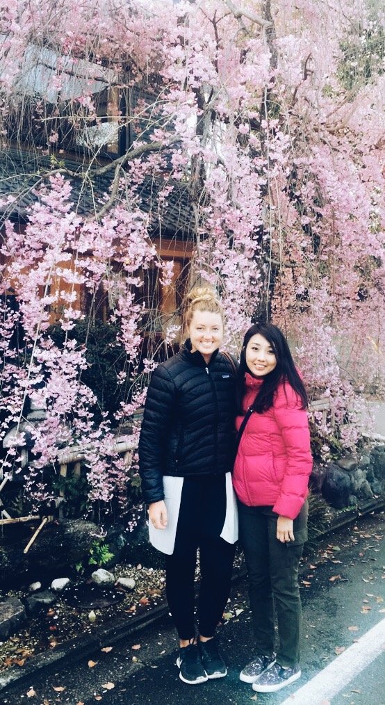 Katie and Mariko in Japan