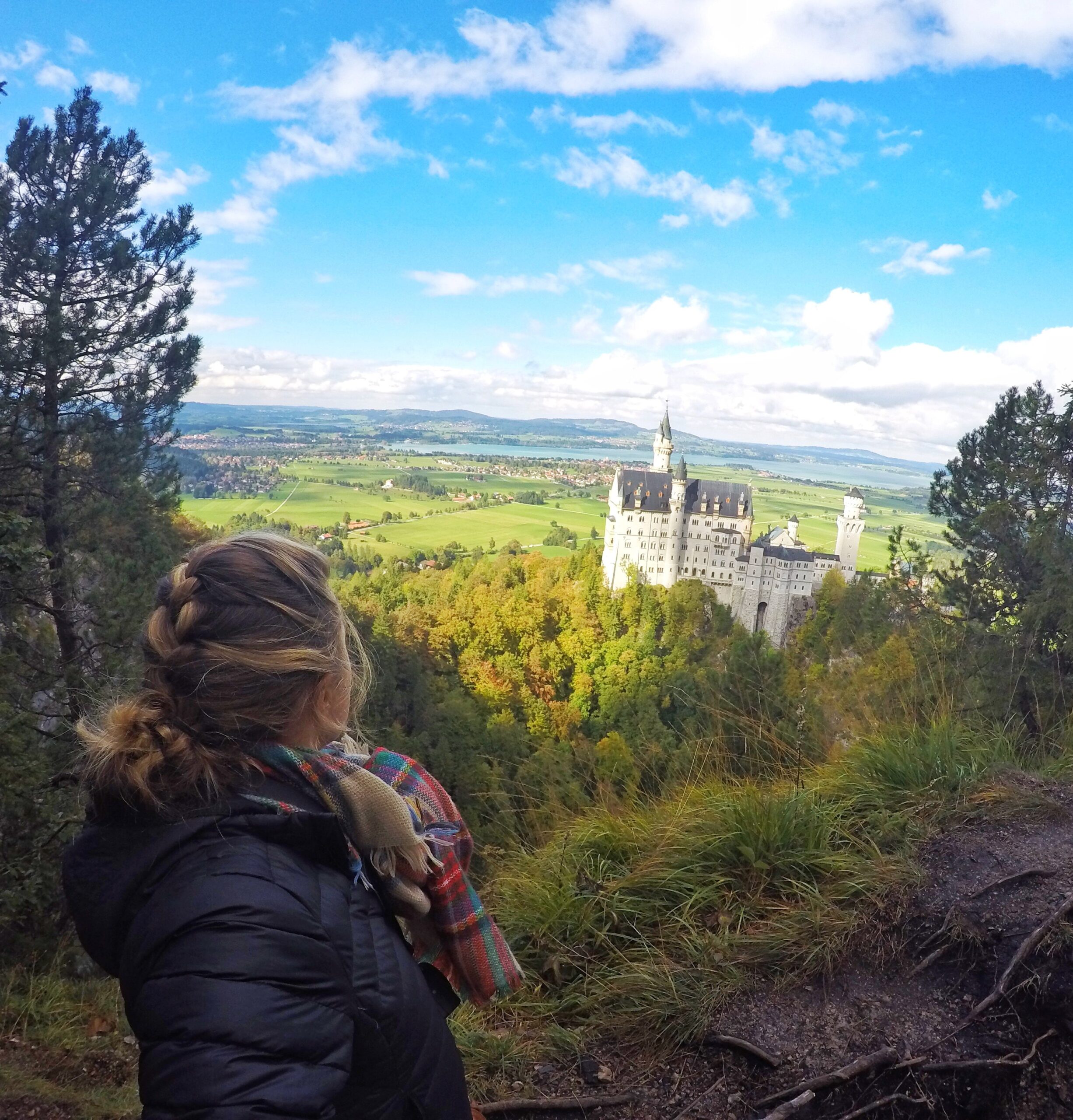 German castle view