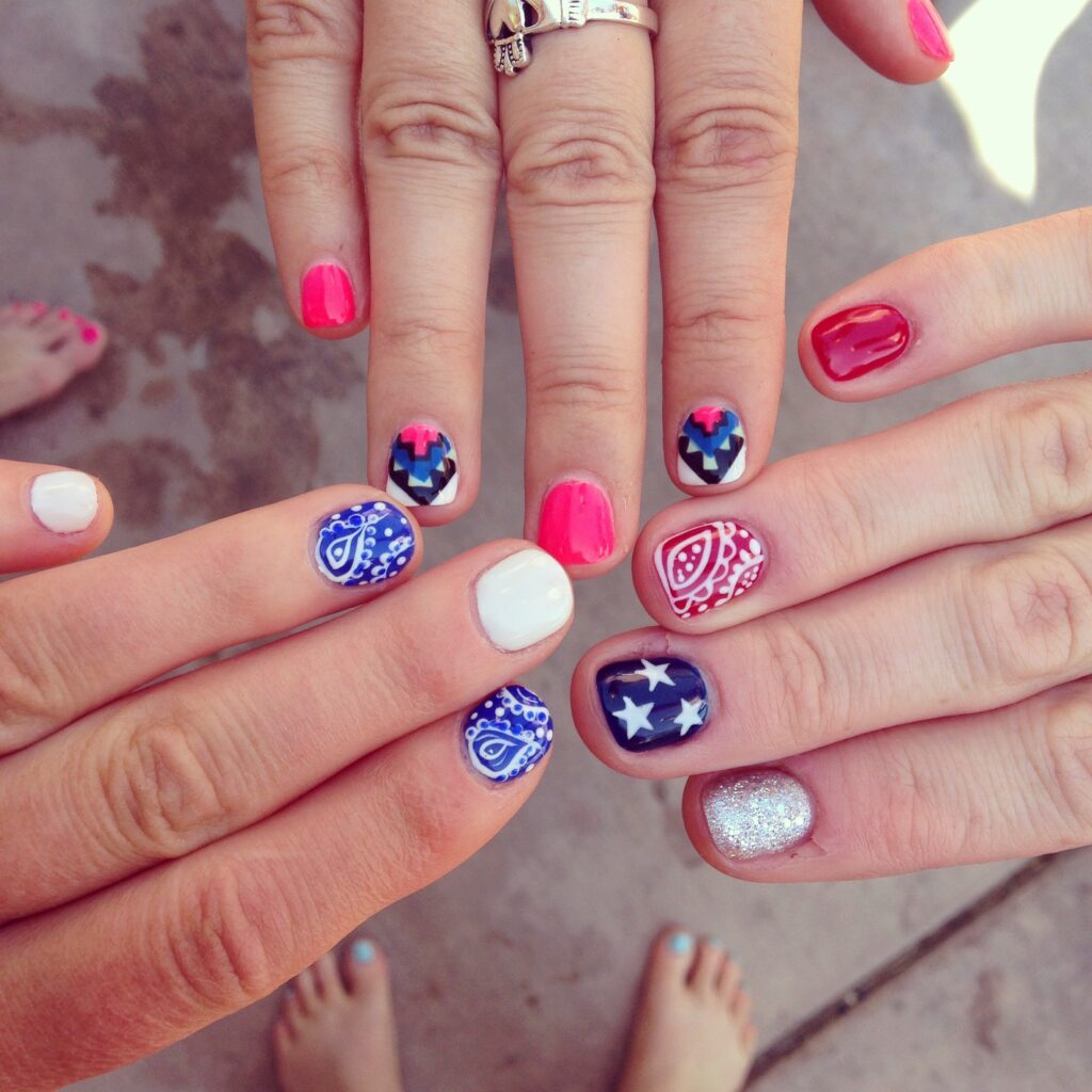 concert nail art concert nail art