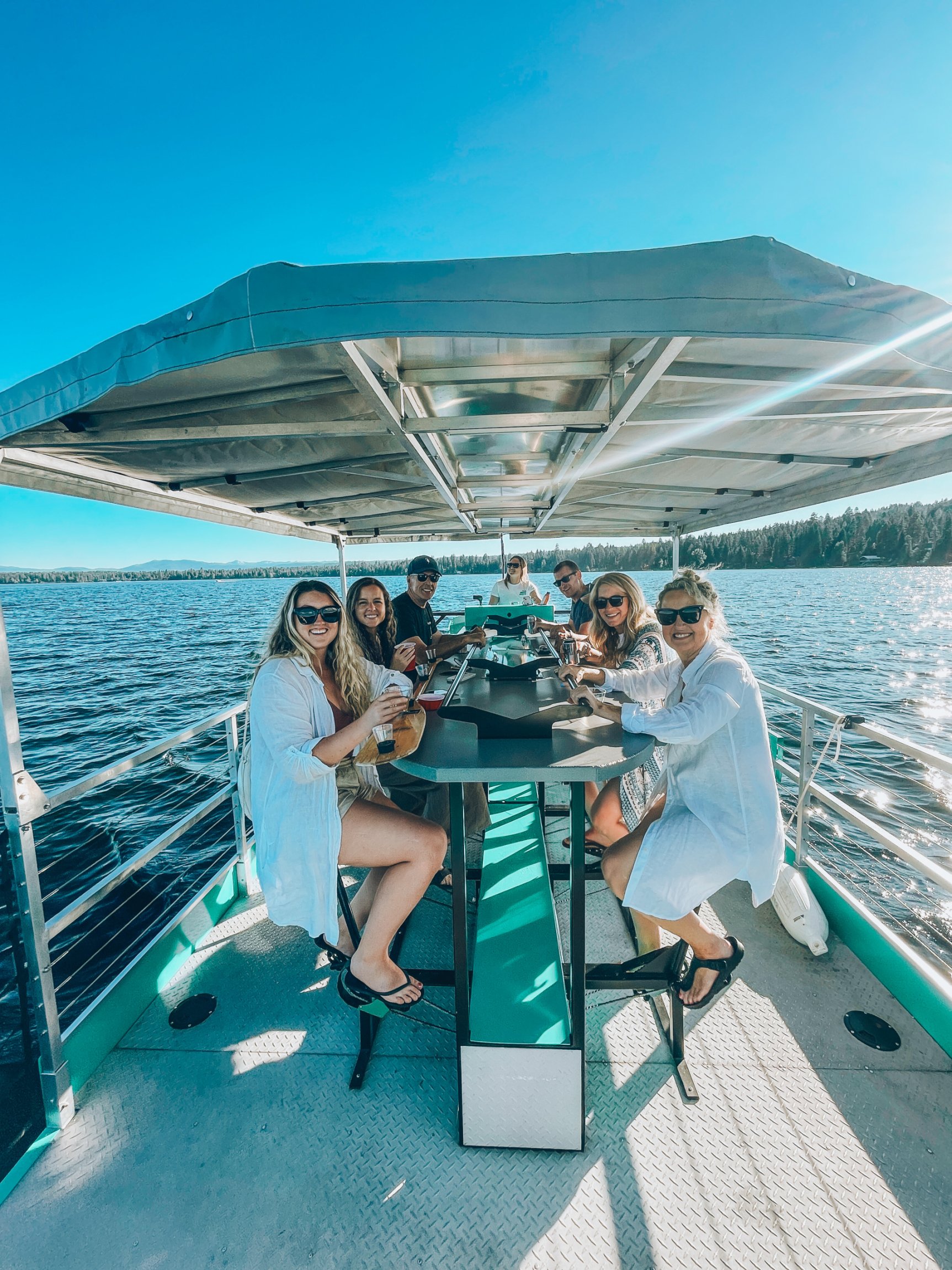Payette Pedal Party boat mccall Payette Pedal Party boat