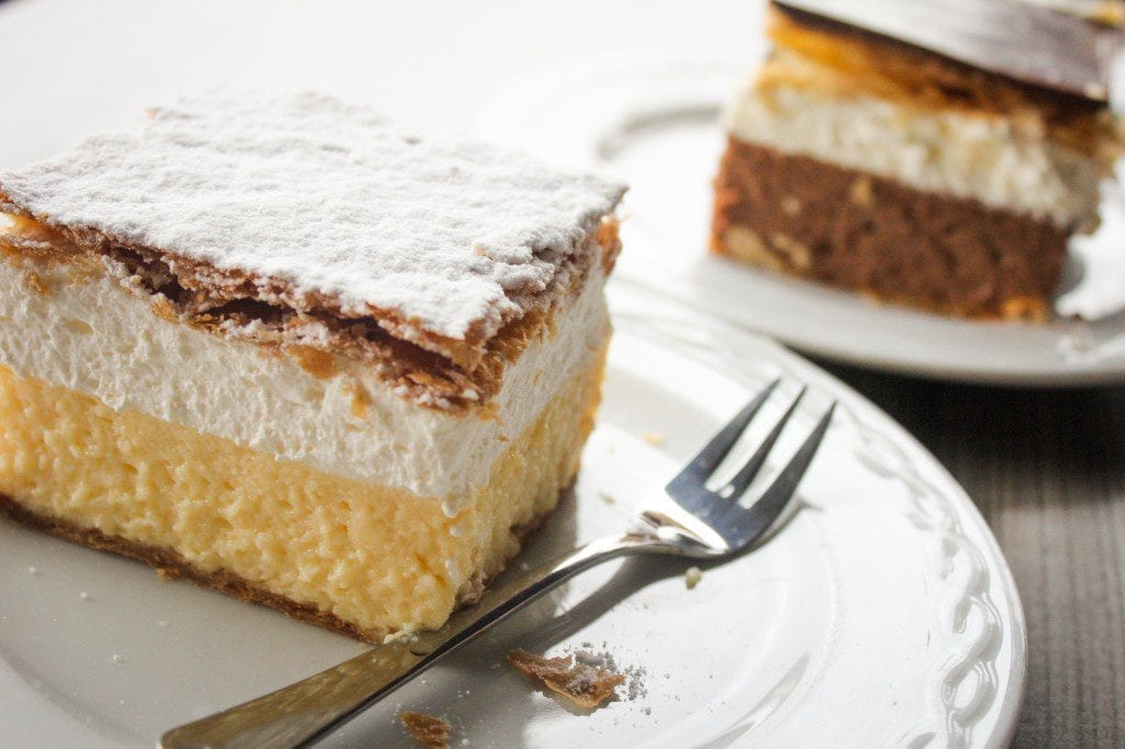 Lake Bled cream cake Lake Bled cream cake
