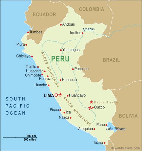 Peru map Peru map