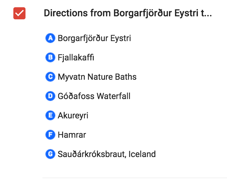 Borgarfjordur Eystri directions Borgarfjordur Eystri directions