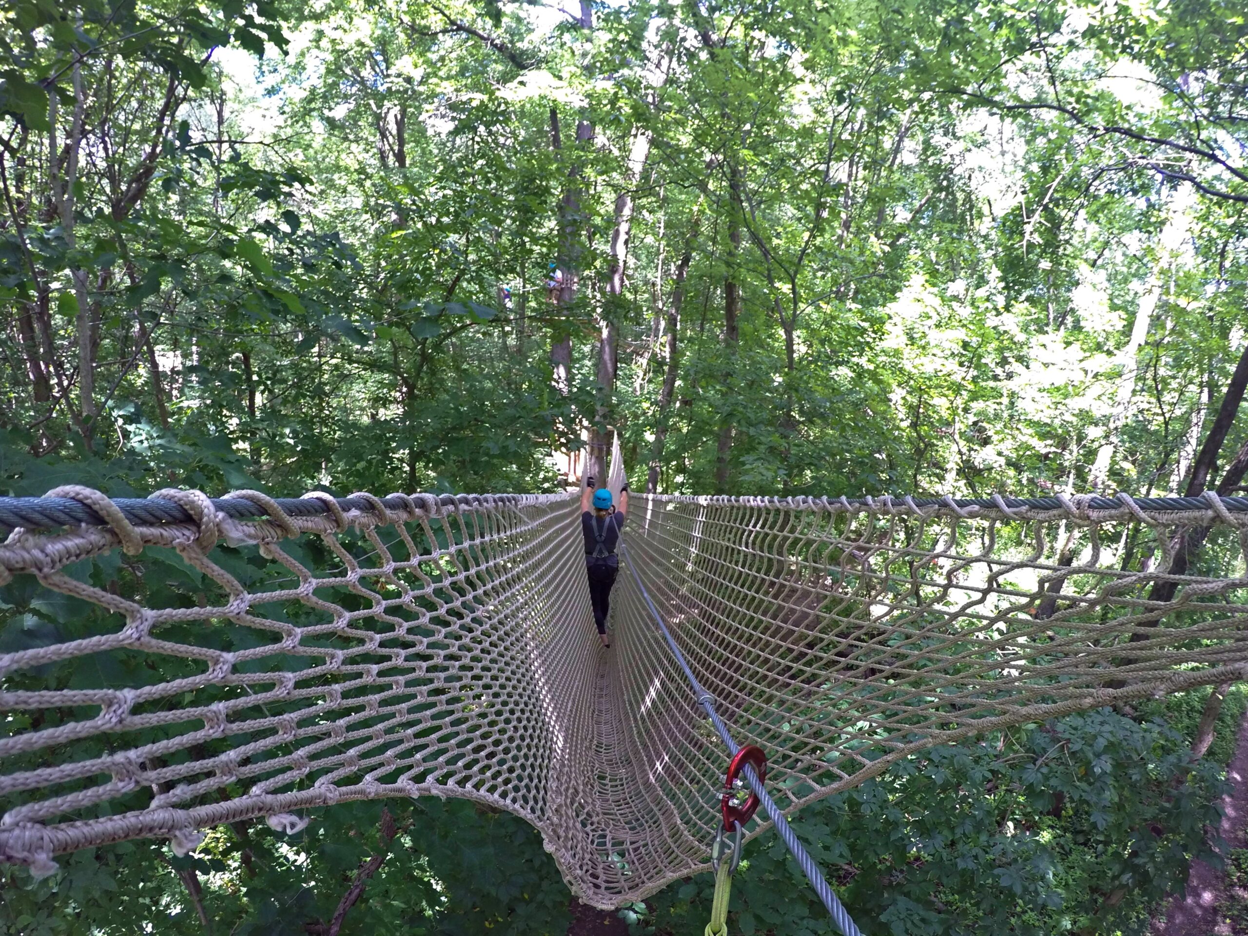 ropes course at&nbsp;Koteewi Aerial Park