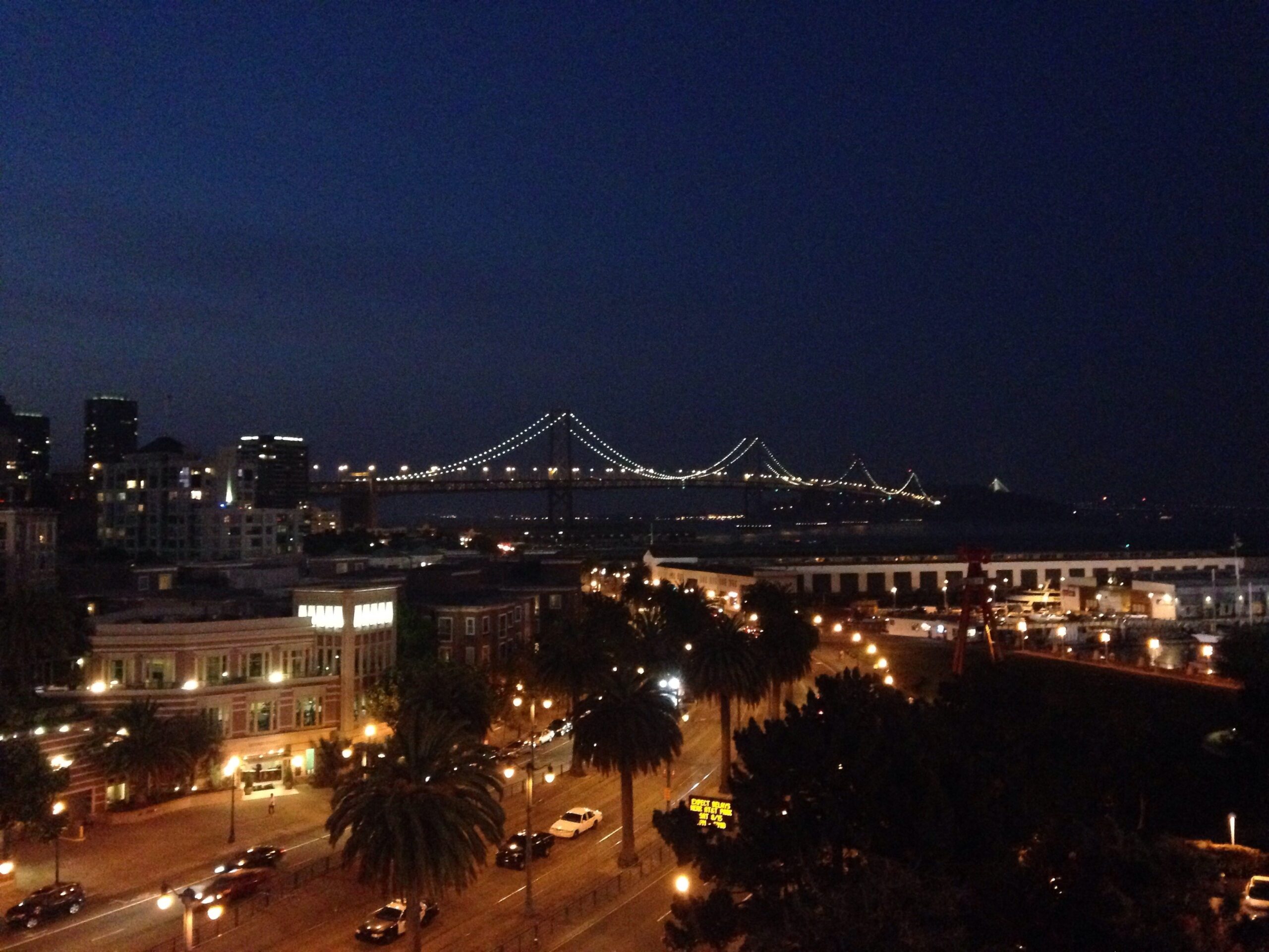 bay bridge view from At&T park bay bridge view from At&T park