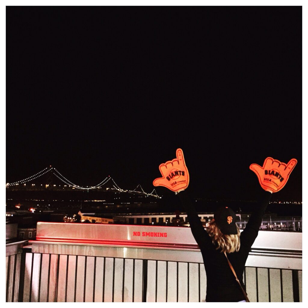 at&t giants game view bay bridge at&t giants game view bay bridge