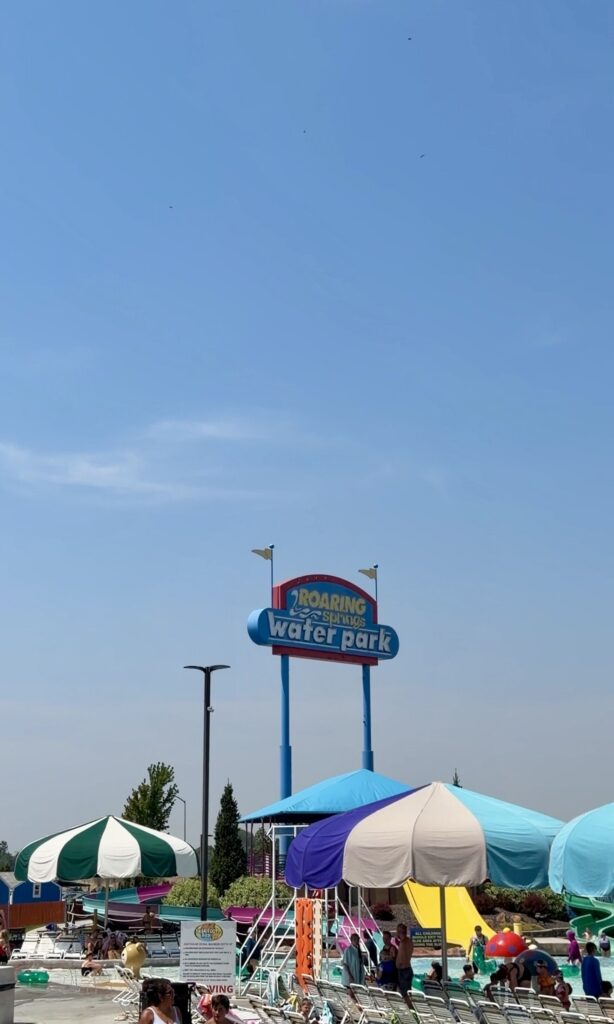 roaring springs sign