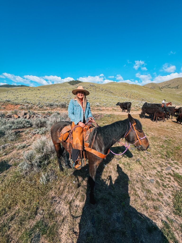 Idaho horseback riding Salmon Idaho